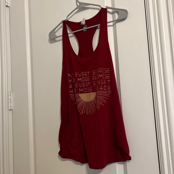 May Every Sunrise Hold More Promise Sunset Hold More Peace Women's T-Shirt, M/L - Picture 4 of 8